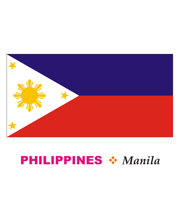 Philippines flag coloring pages for kids to color and print