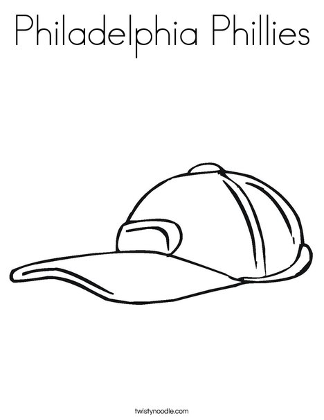 Philadelphia phillies coloring page