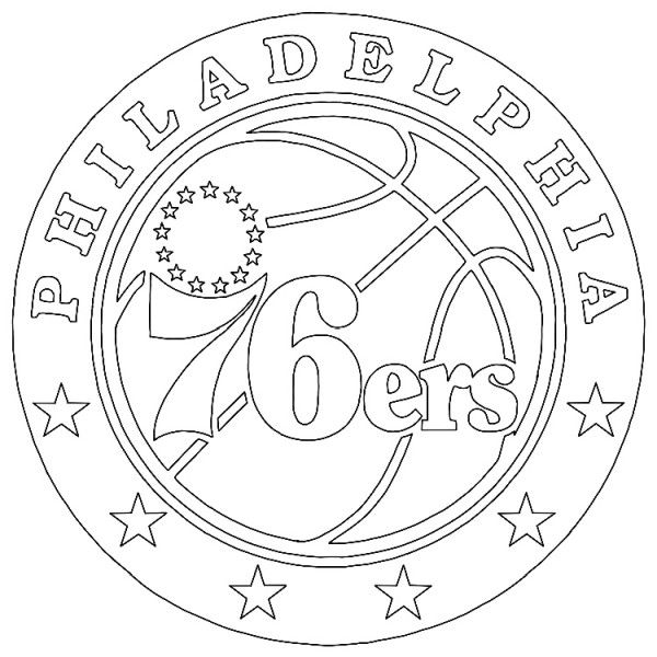 Philadelphia ers logo sports coloring pages free coloring pages free printable coloring sheets