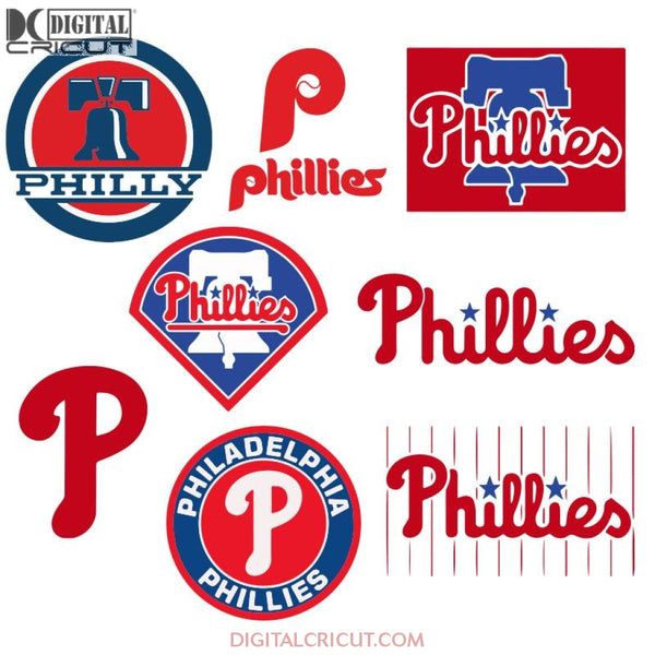 Phillies svg love baseball svg baseball team svg mlb svg cricut file clipart png eps dxf â