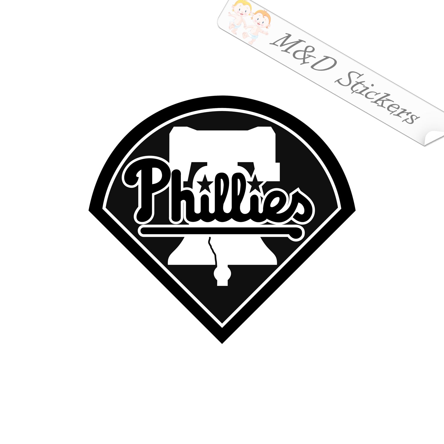 X philadelphia phillies vinyl decal sticker different colors size f â md stickers