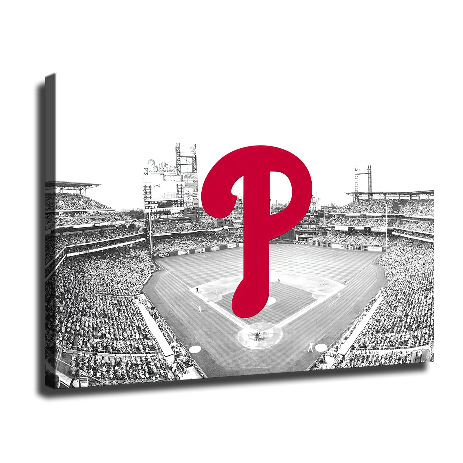 Philadelphia phillies baseball poster sports canvas wall art pattern print artwork decor home decor painting no framedxinch posters prints