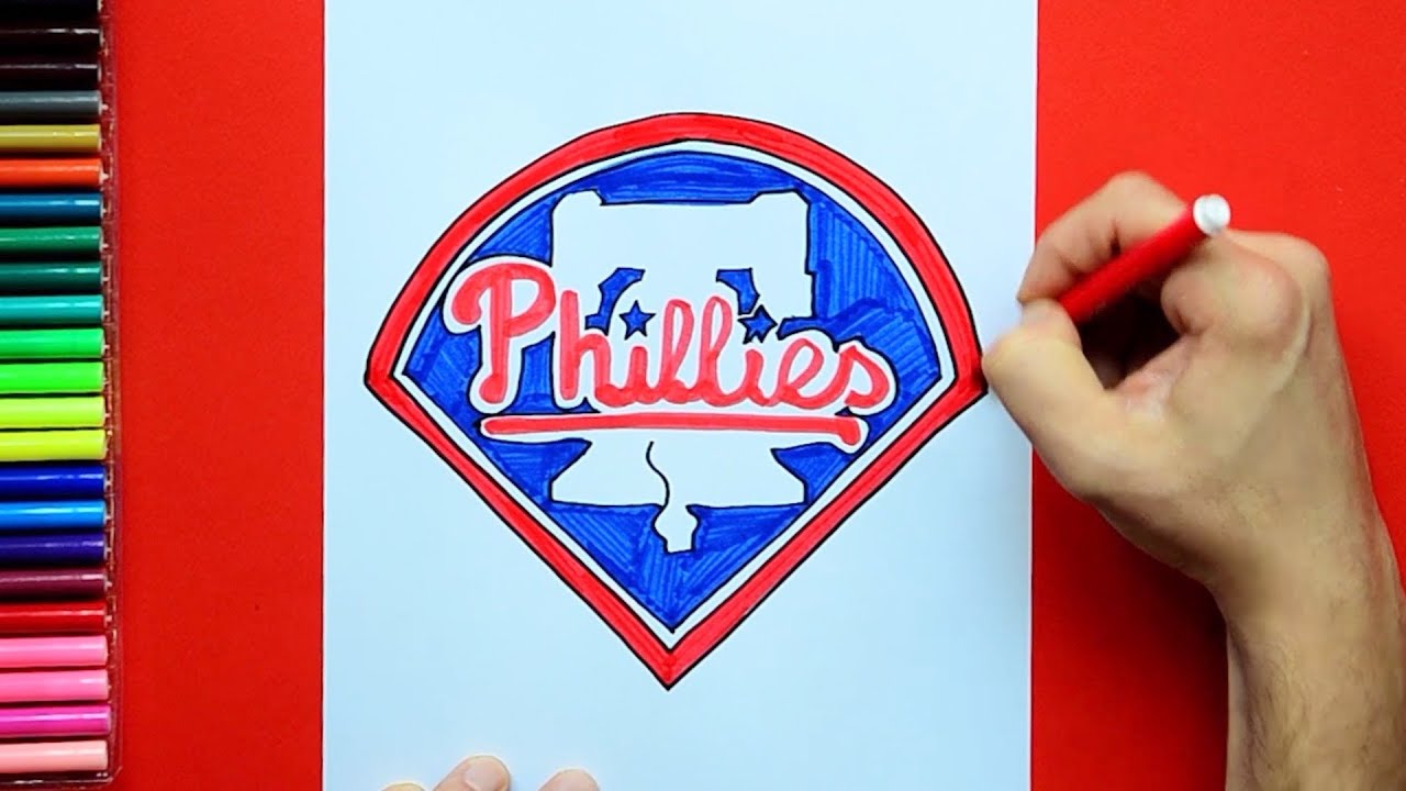 How to draw philadelphia phillies logo lb tea