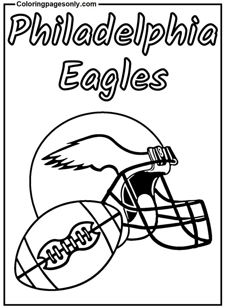 Philadelphia eagles coloring pages coloring pages coloring pages for kids philadelphia eagles