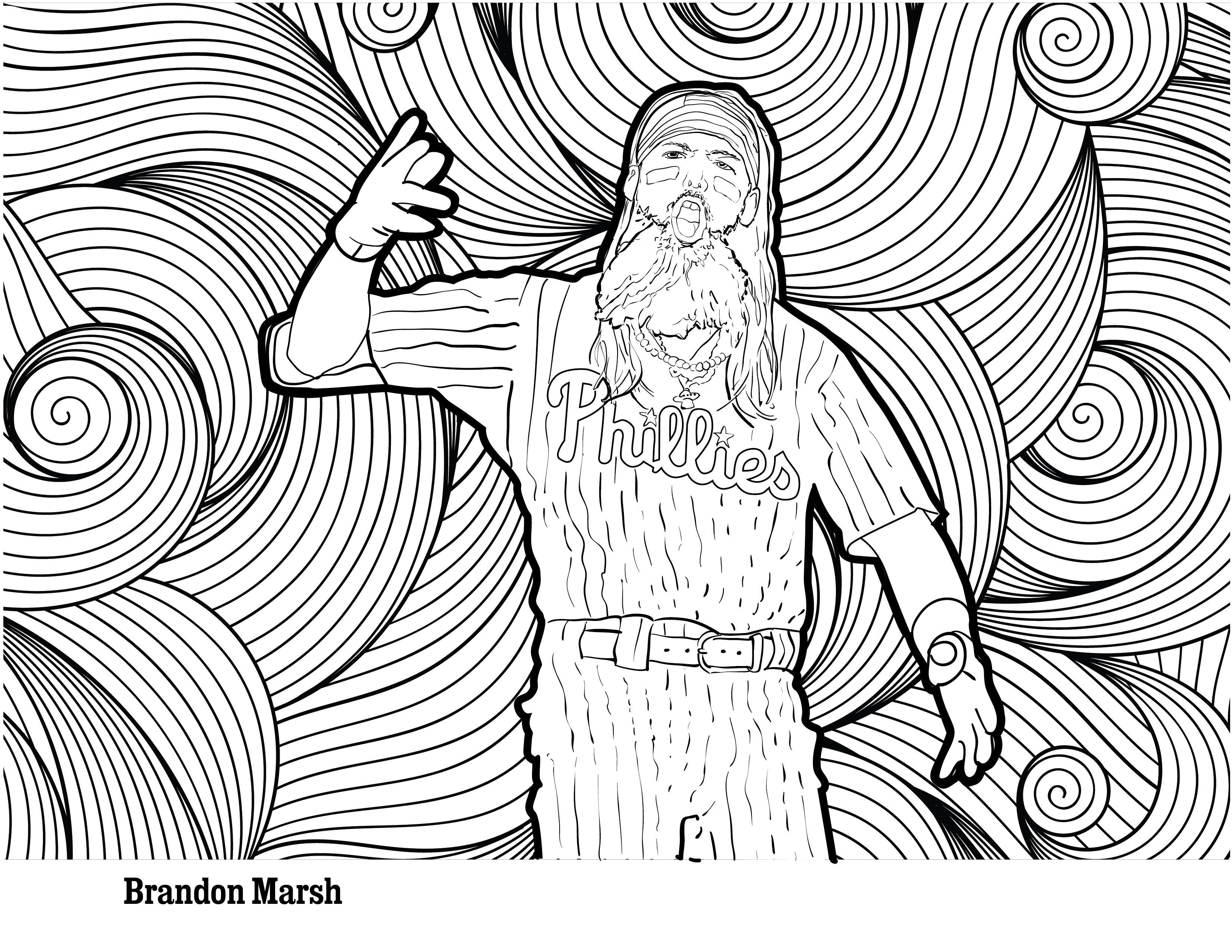 Philadelphia phillies coloring pages are trending download your free sheets