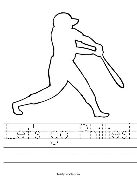 Lets go phillies worksheet