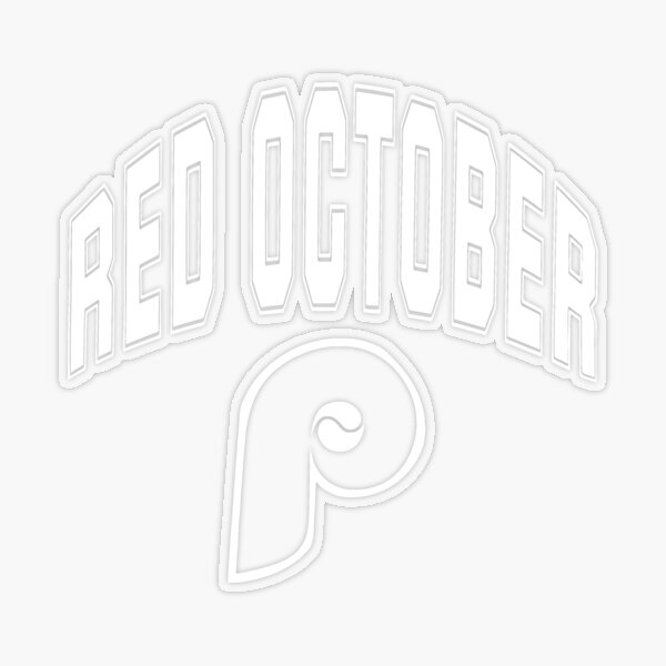 Red october baseball philadelphia phillies dancing on my own sticker for sale by mei