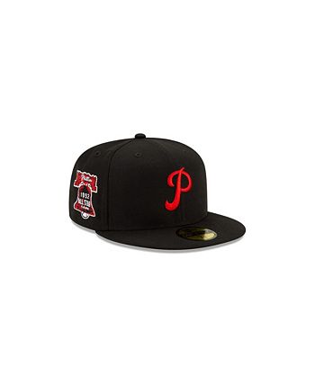 New era philadelphia phillies color uv black and red fifty cap