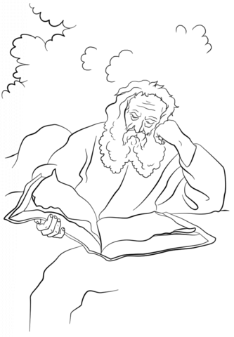 Philosopher coloring page free printable coloring pages