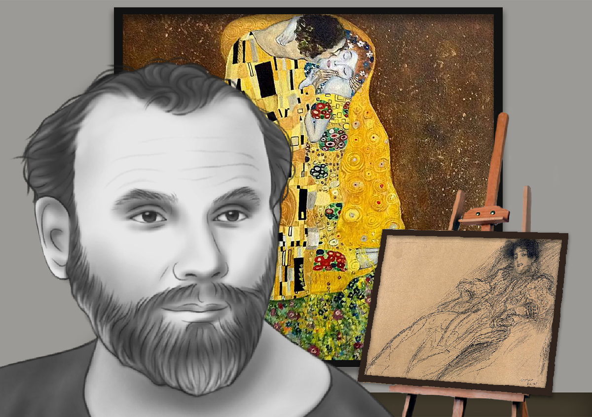 Gustav klimt paintings bio ideas