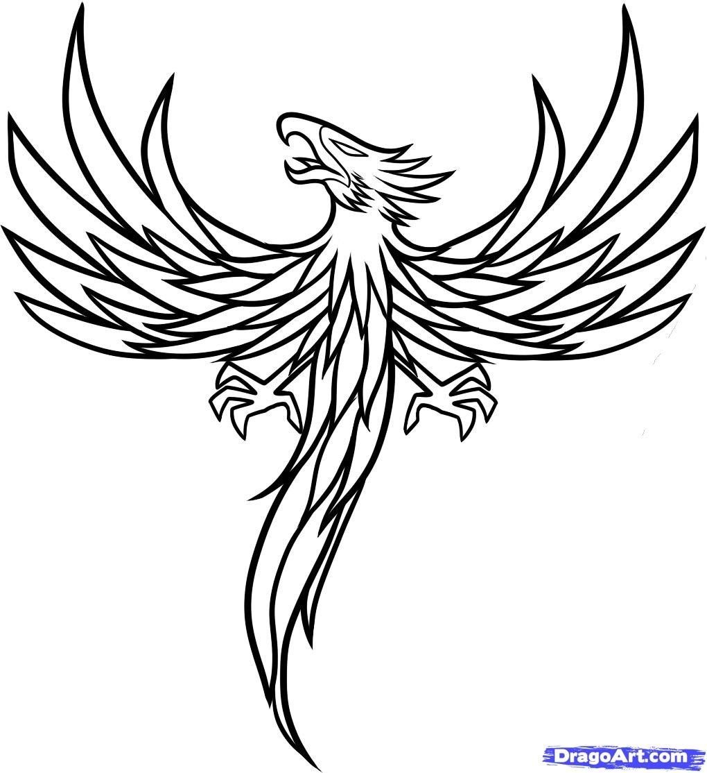 Phoenix coloring page the best free phoenix coloring page images download from free