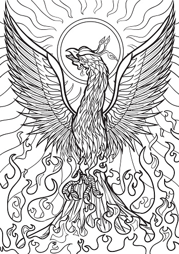 Phoenix stock illustration