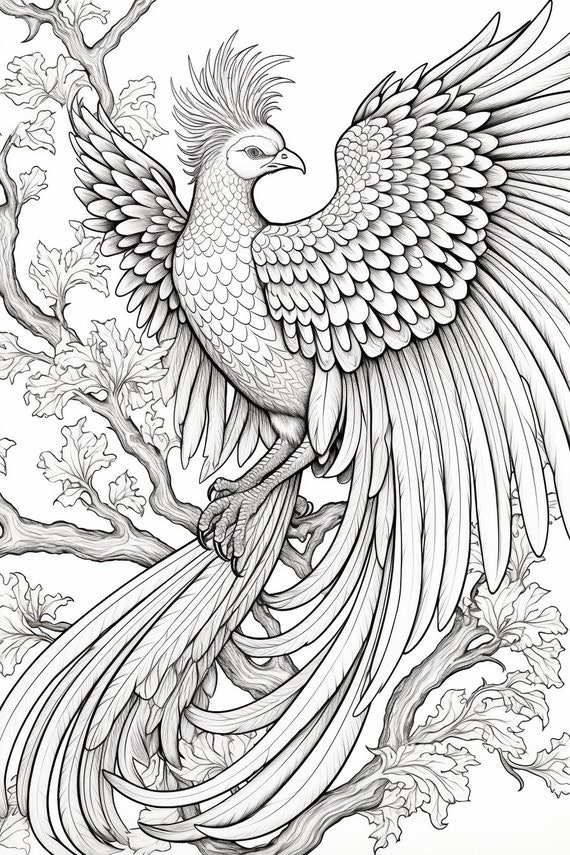 Phoenix coloring pages