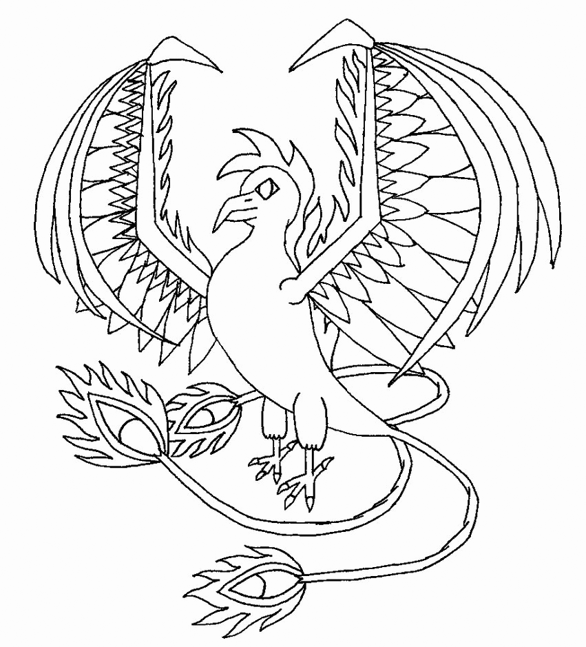 Phoenix coloring pages