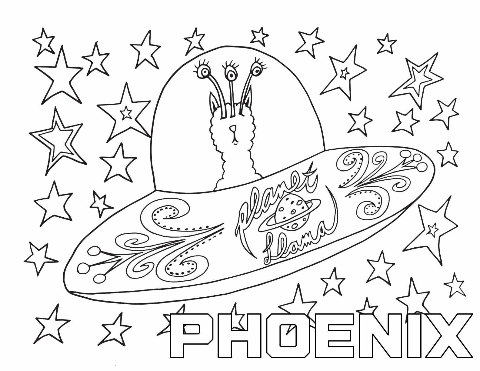 Phoenix free printable coloring pages â stevie doodles