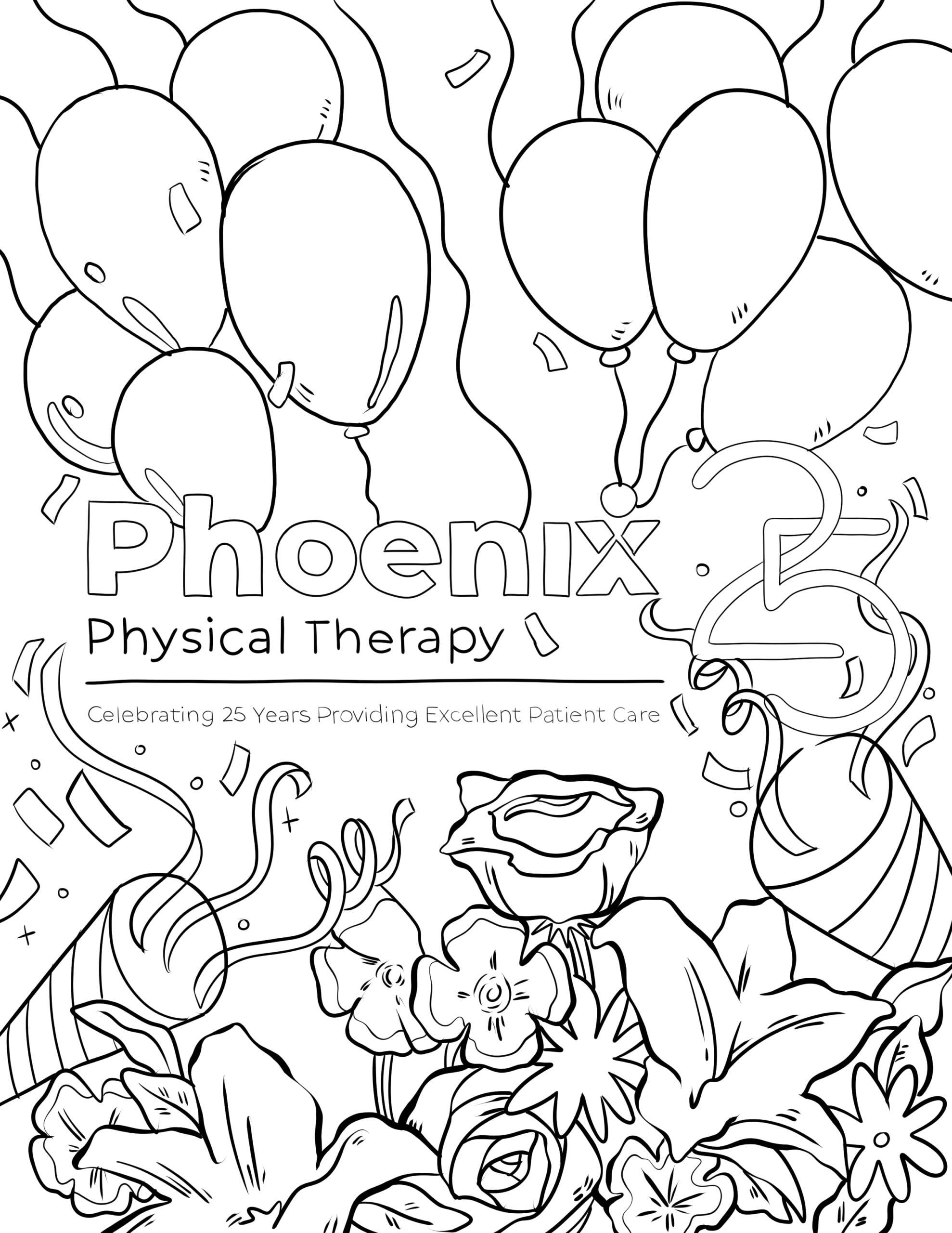 Phoenix th anniversary coloring contest