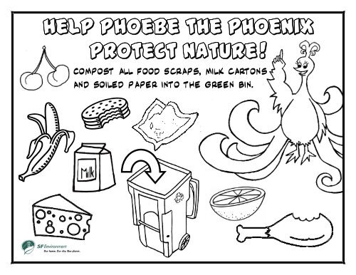 Phoebes fan coloring sheet pre