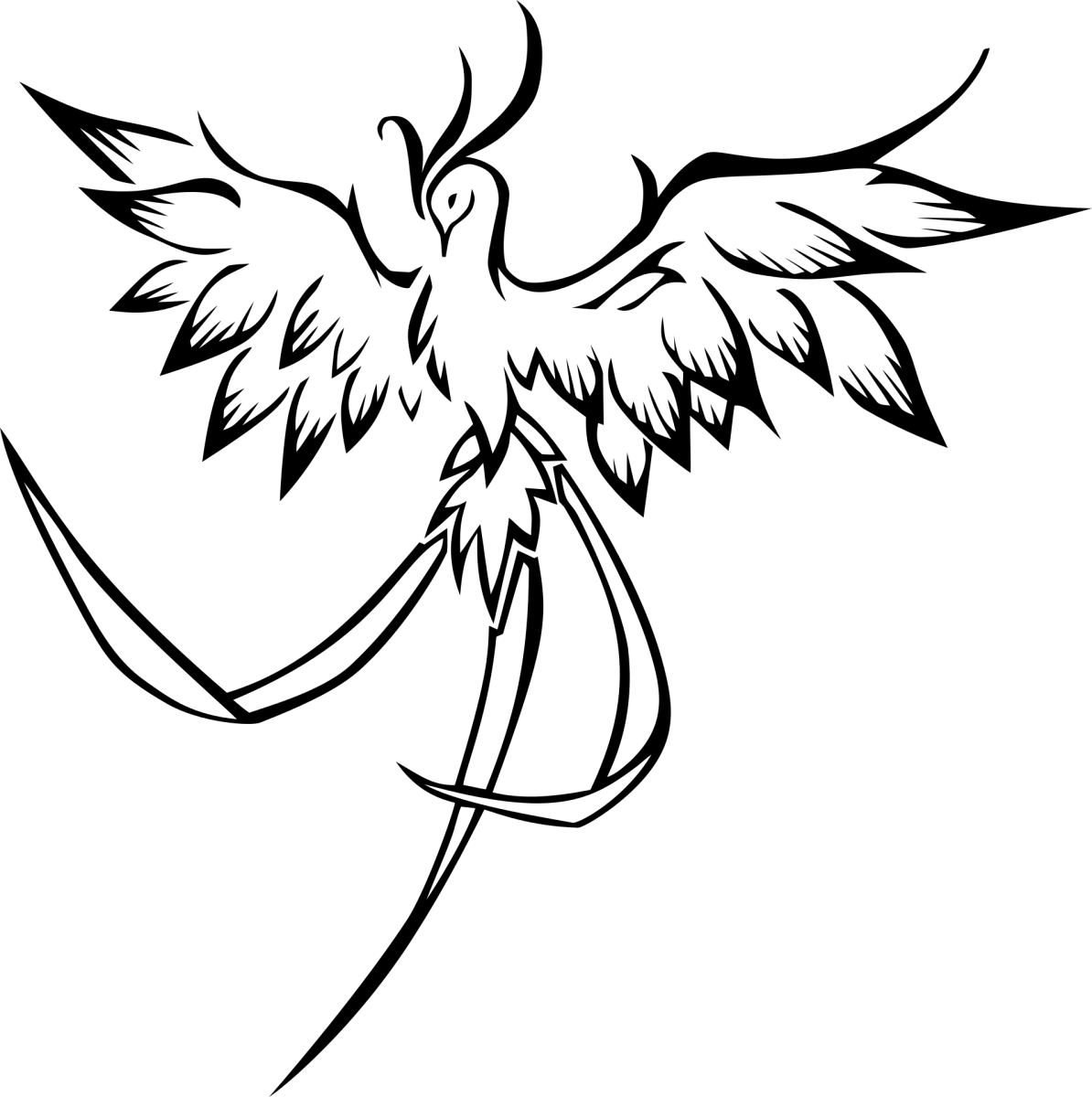 Phoenix coloring pages printable âï