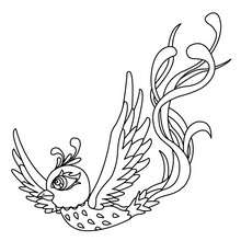 Bird coloring pages