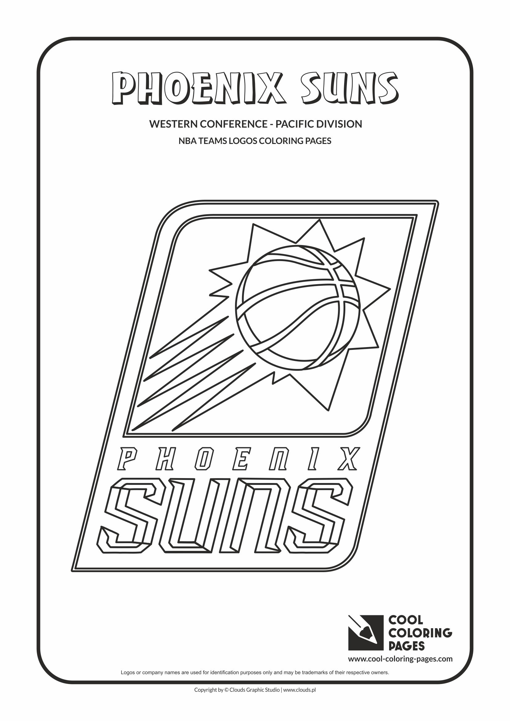 Cool coloring pages nba teams logos coloring pages