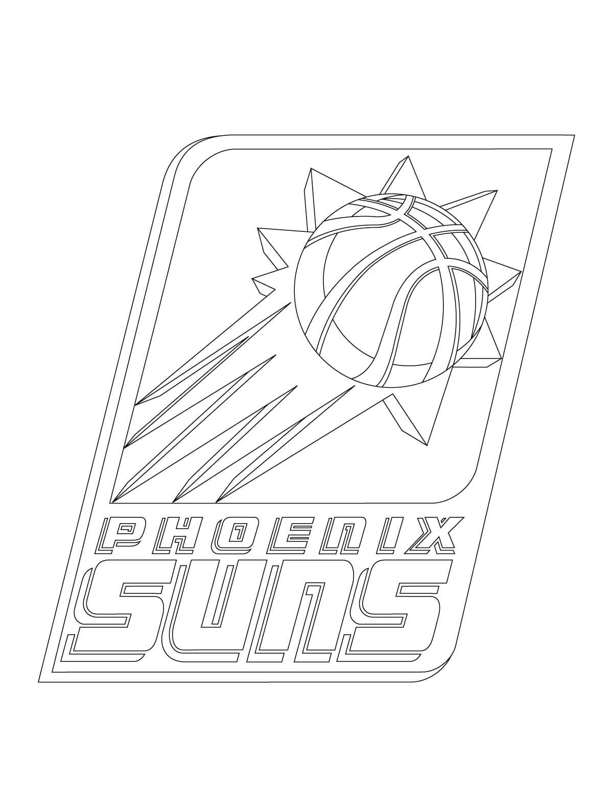 Printable phoenix suns coloring pages pdf free