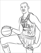 Nba coloring pages free coloring pages