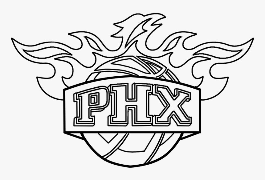 Learn easy to draw phoenix suns step hd png download transparent png image