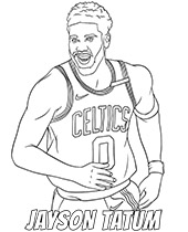 Print kevin durant coloring page nba