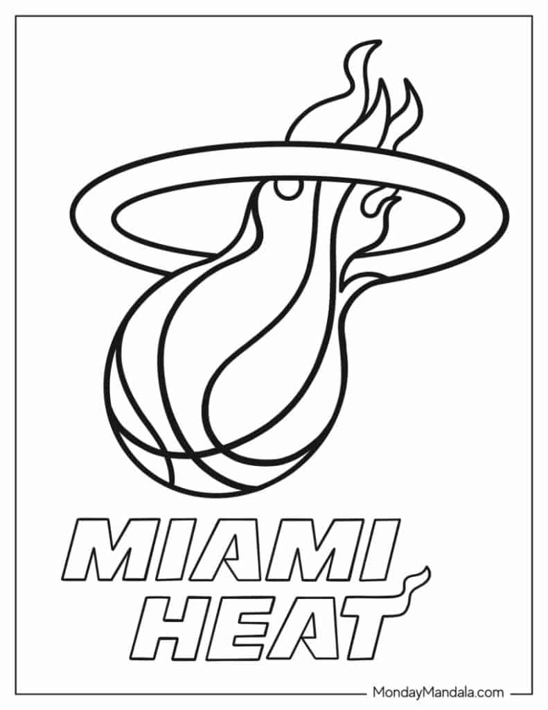 Nba basketball coloring pages free pdf printables