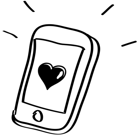 Phone coloring pages free printable pictures