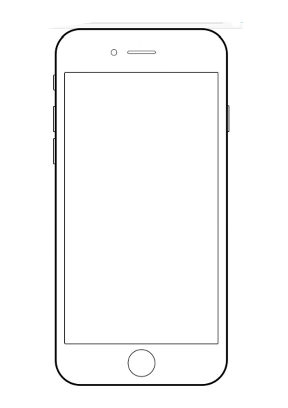 Coloring pages mobile phone coloring page for kids