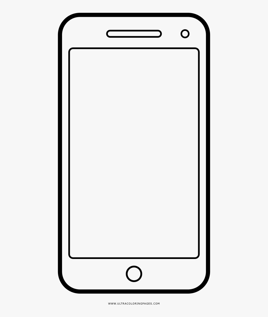 Smartphone coloring page