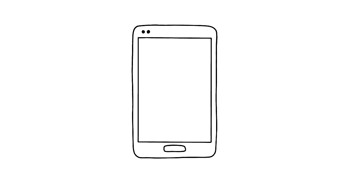 Mobile phone coloring page â for kids online or printable for free