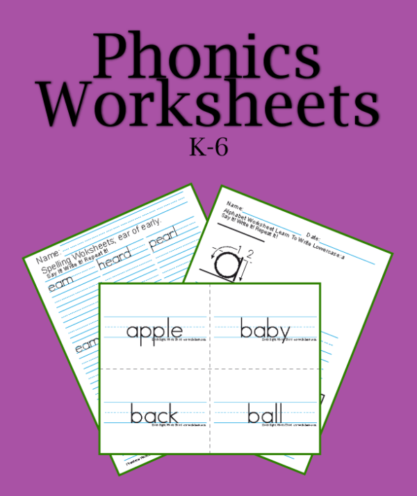 Printable phonics worksheets â pdf teaching phonics activities