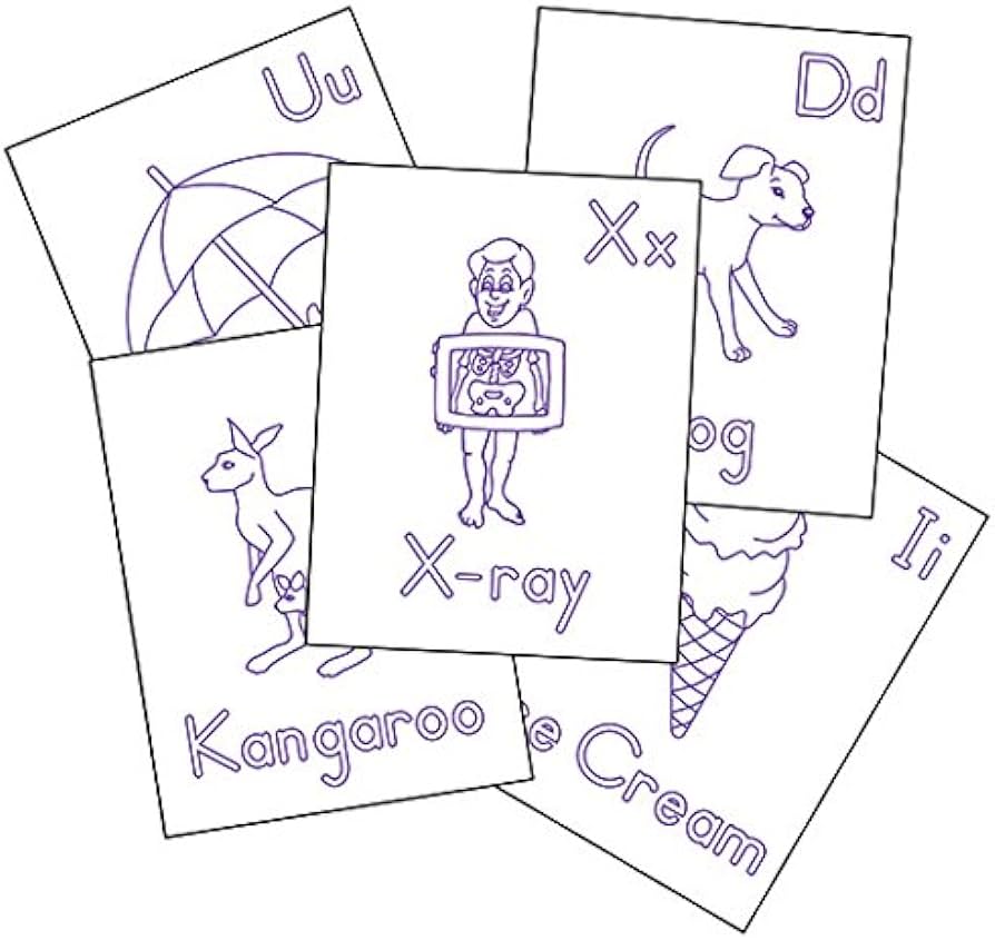 Therapro raised line alphabet coloring sheets sheets toys games