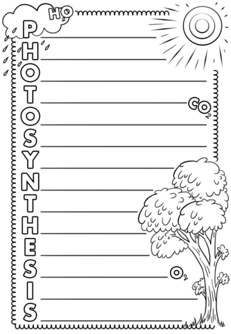 Photosynthesis acrostic poem template free printable papercraft templates