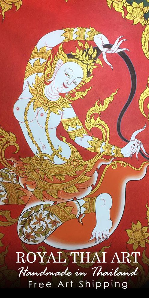 Pin on thai painting artworks