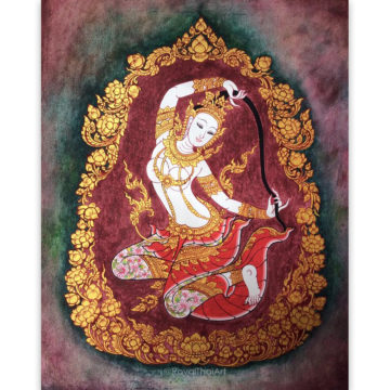 Mae thorani canvas painting for sale online l royal thai art