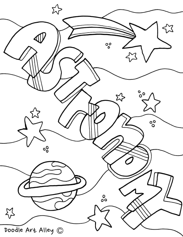 Science printables and coloring pages