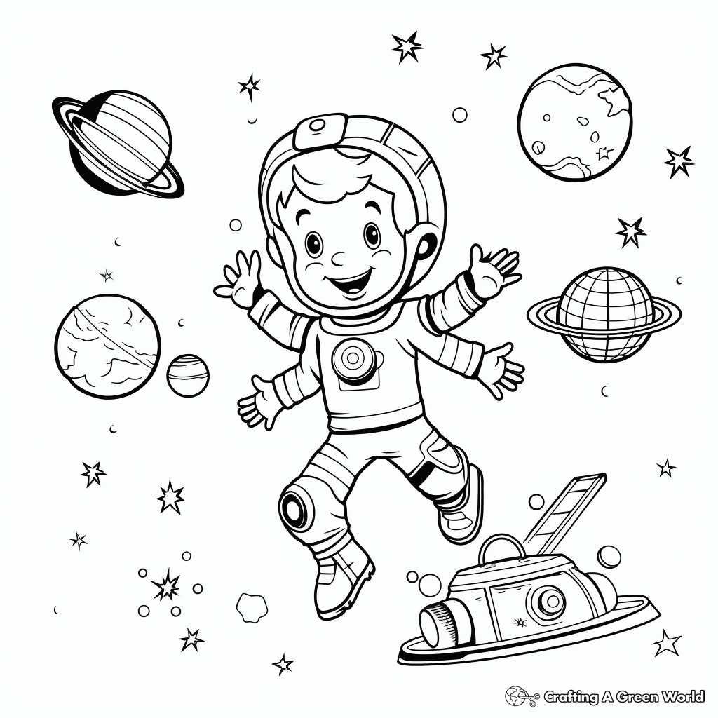 Gravity coloring pages