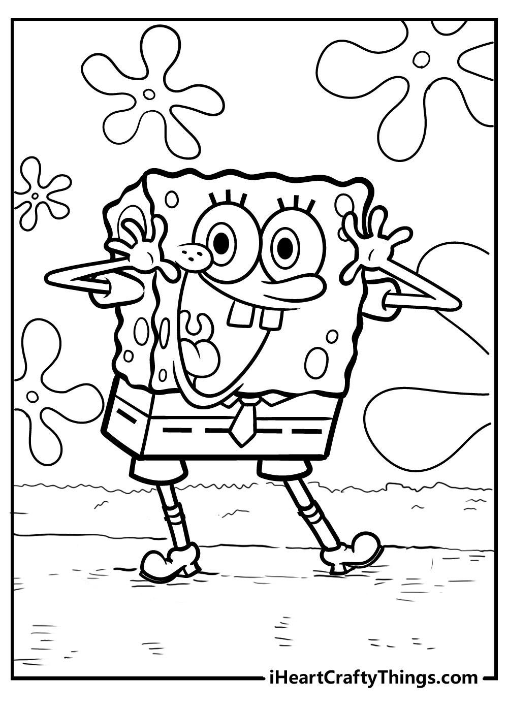 Super fun spongebob coloring pages updated