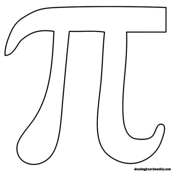 Pi coloring page coloring pages irrational numbers love math