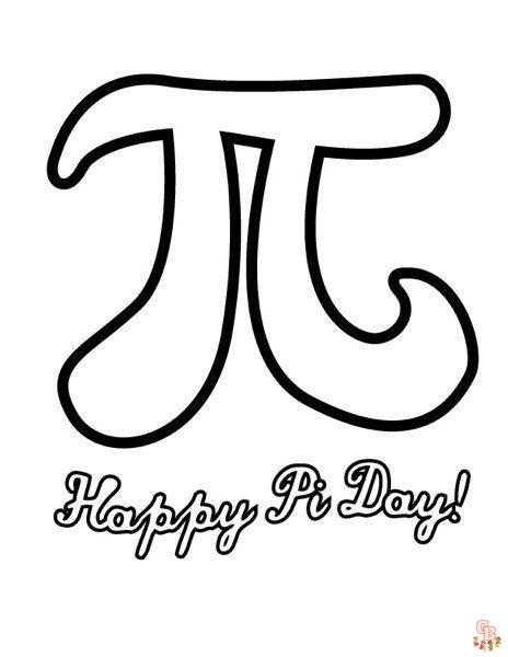 Celebrate pi day with printable coloring pages