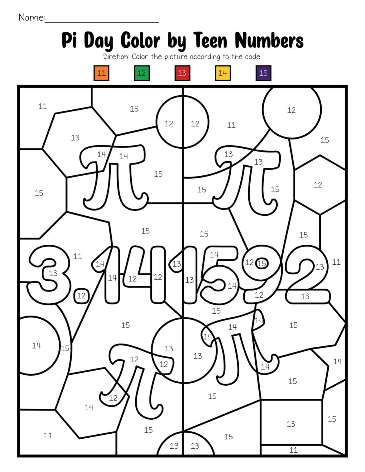 Pi day activities