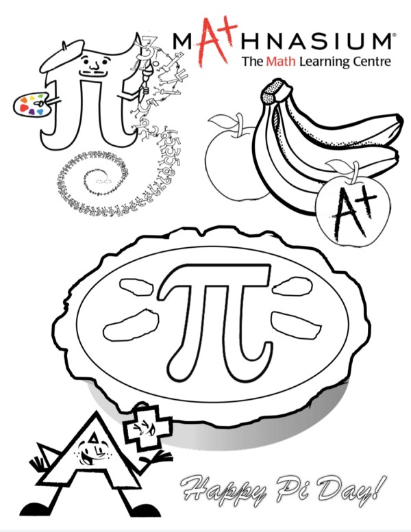 Some colouring fun for pi day