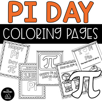 Pi day coloring pages by mini mountain learning tpt