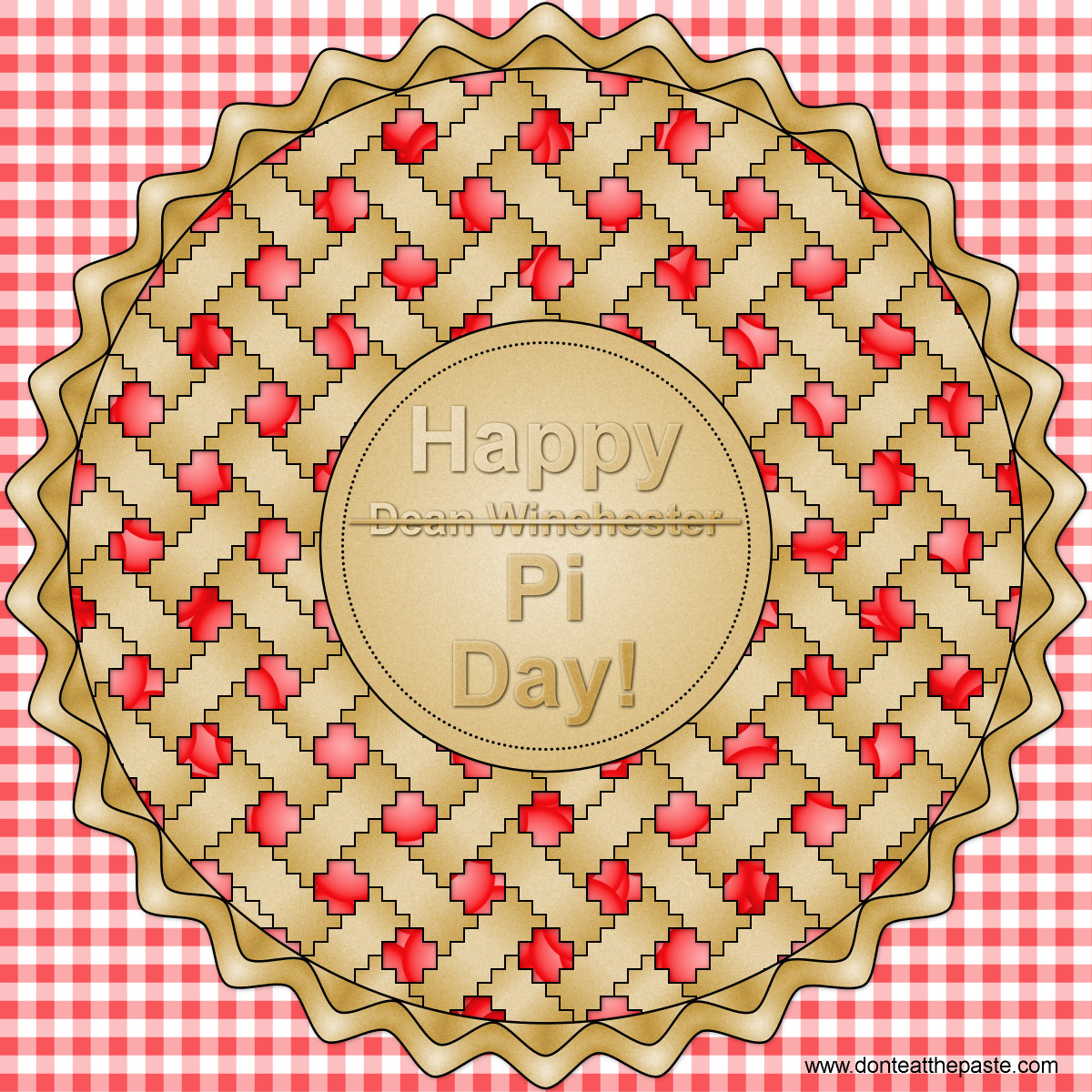 Dont eat the paste happy pi day coloring page