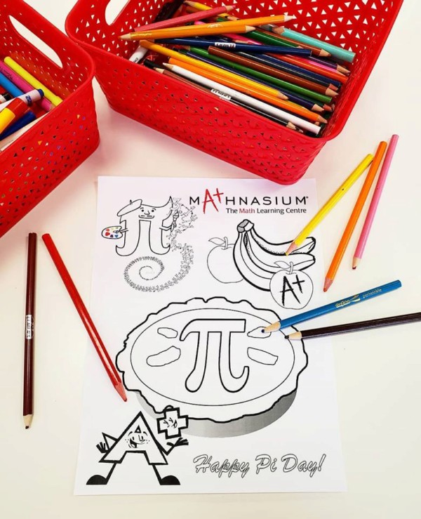 Some colouring fun for pi day