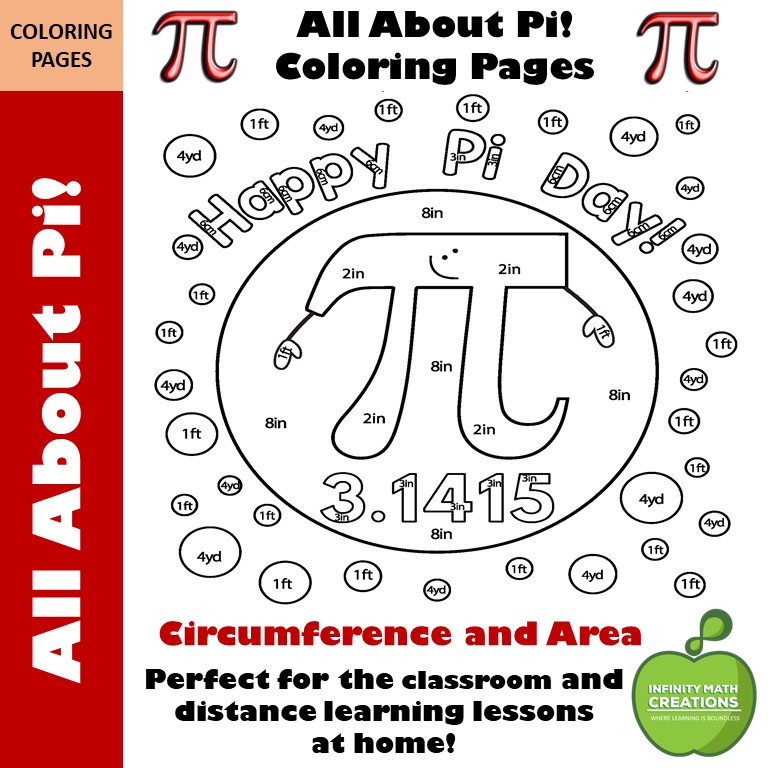 Pi coloring pages