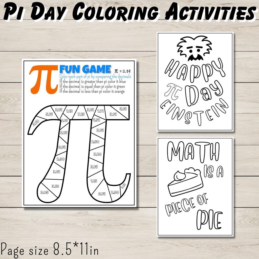 Pi day worksheets